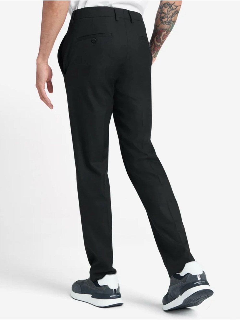 Kenneth Cole Reaction Black Slim Dress Pants